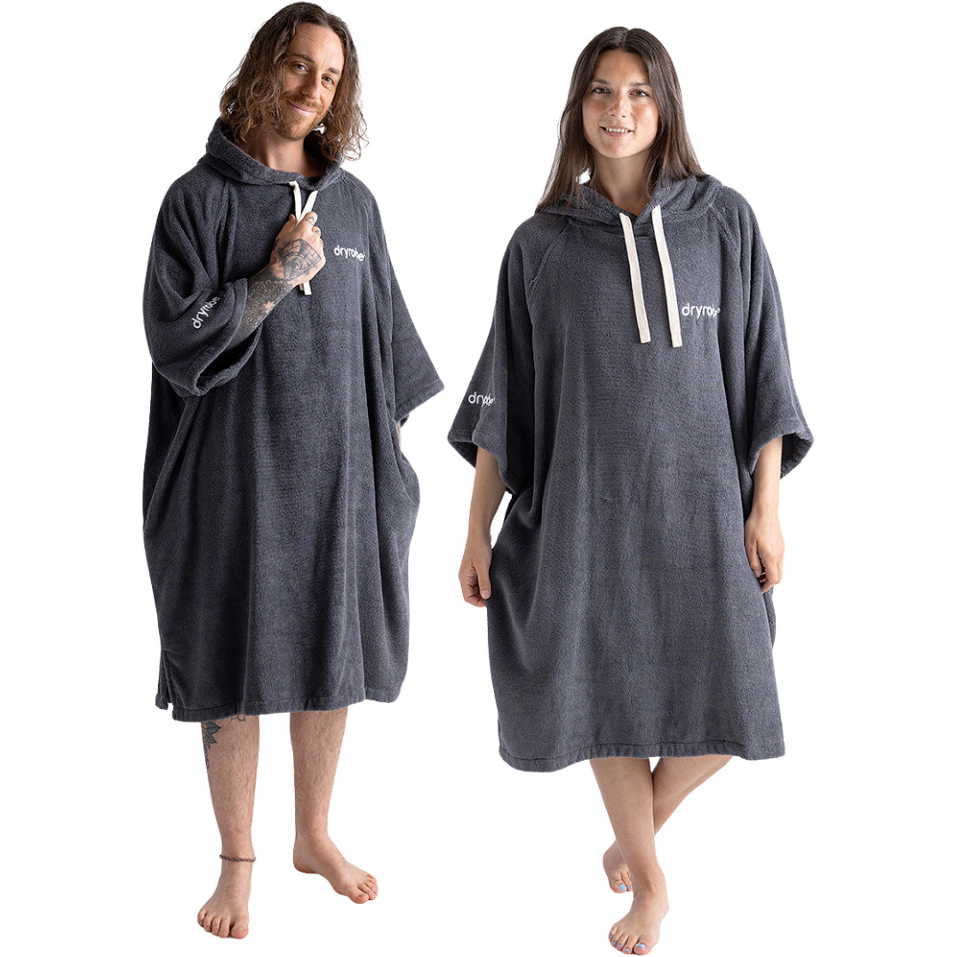 2026 Dryrobe Organic Towel Change Robe ORGANICTCRDS - Dark Slate